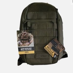 HIGHLAND TACTICAL Expo Molle Webbing Sling Bag (NWOT)